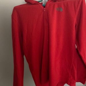 S/p north face red pullover